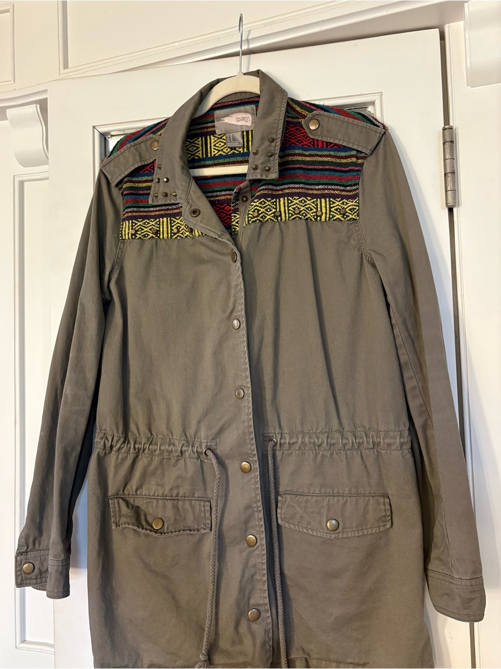 Forever 21 Olive Utility Jacket